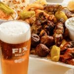 Loukaniko sausage plate