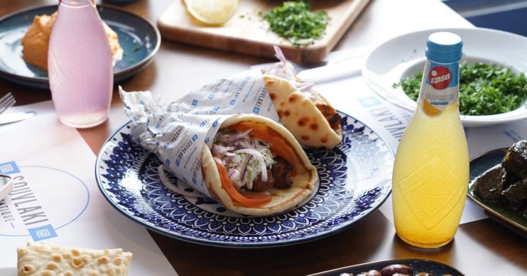 Pita Wrap Combos at Souvlaki Authentique