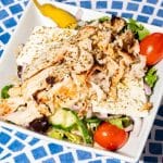 The Perfect Plate: House Salad with Chicken Gyro