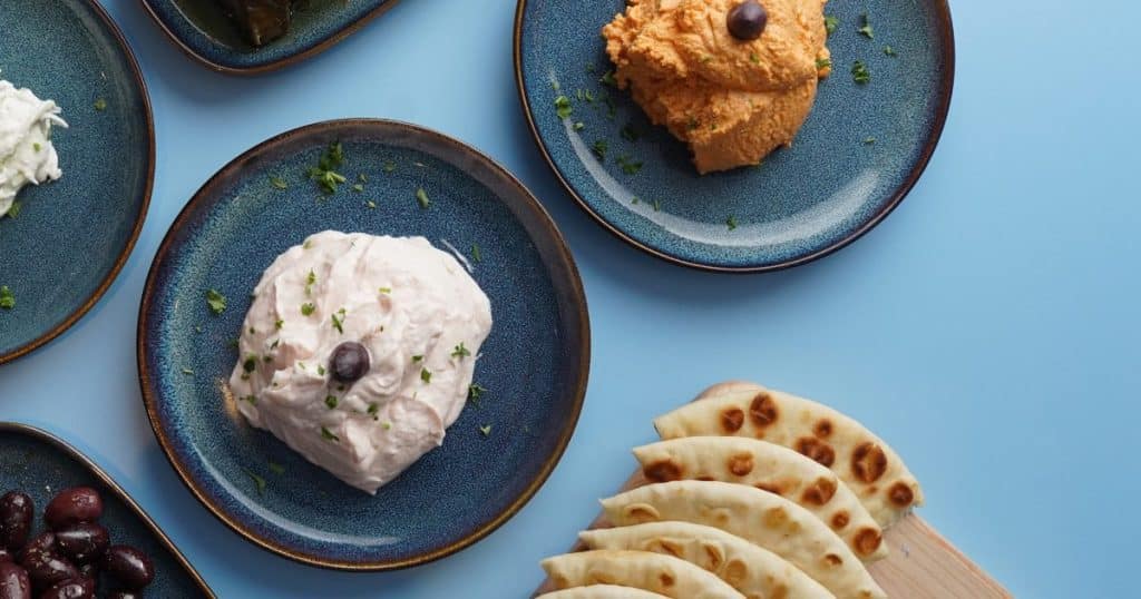 4. Tzatziki and Warm Pita