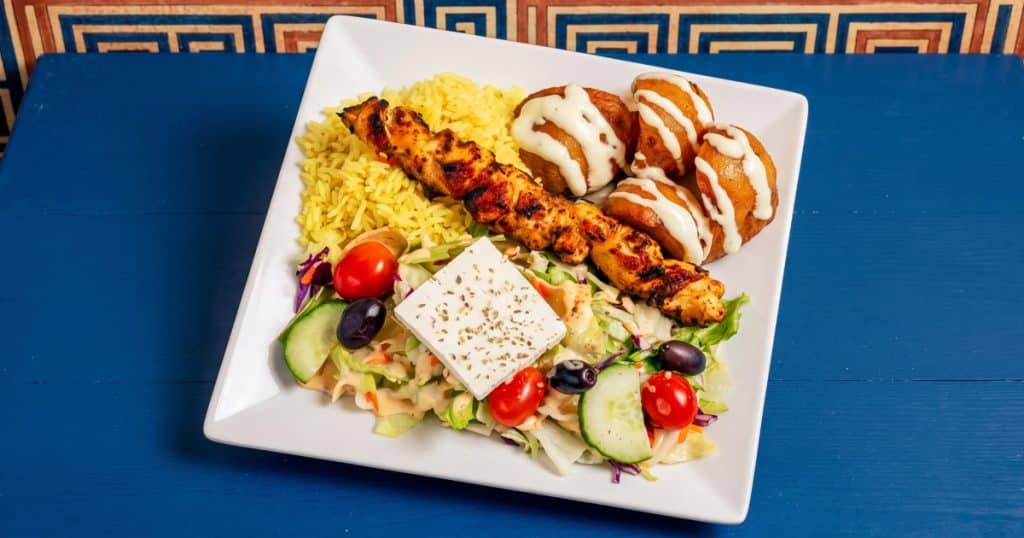 best chicken souvlaki in Quebec
